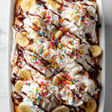 Banana Split Dump Cake