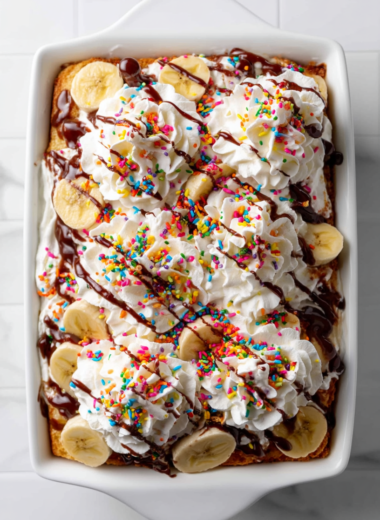 Banana Split Dump Cake