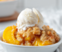 Bisquick Peach Cobbler