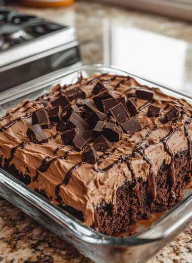 Chocolate Poke Cake