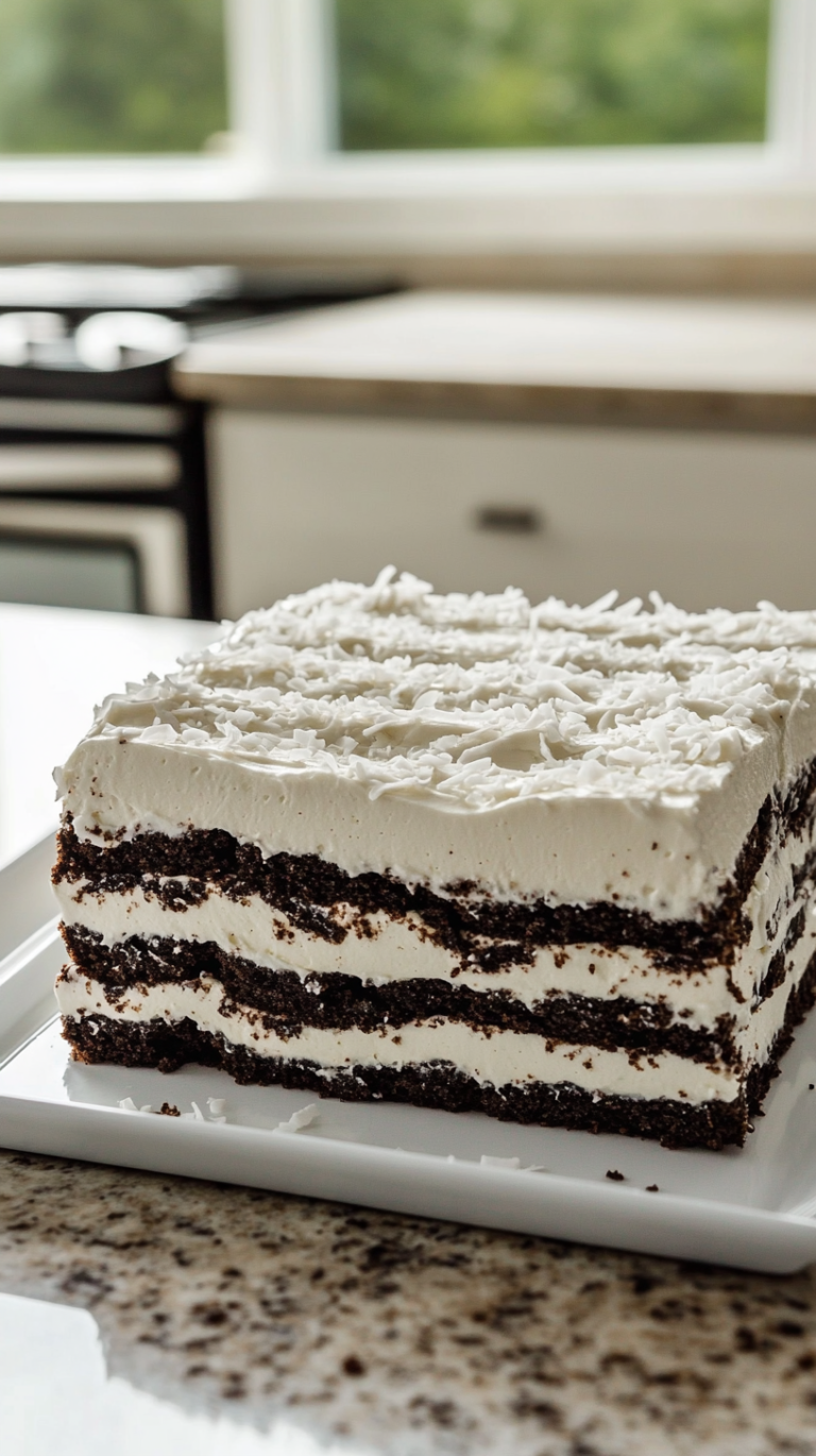 Cookies and Cream Cold Cake