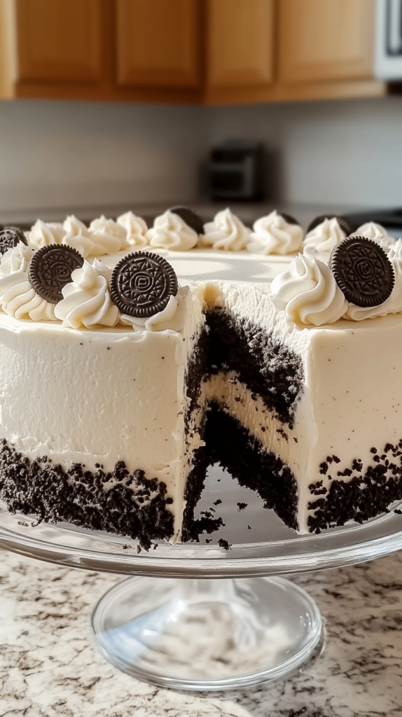 Cookies and Cream Mousse Cake