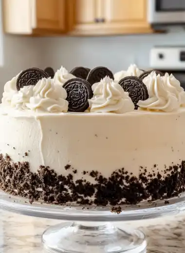 Cookies and Cream Mousse Cake