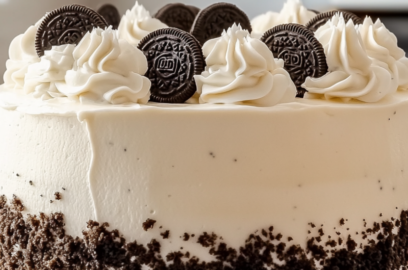 Cookies and Cream Mousse Cake
