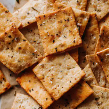 Discard Crackers Sourdough
