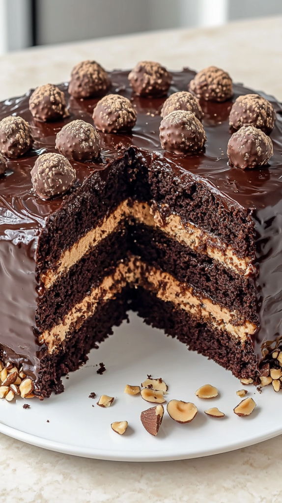 Ferrero Rocher Cake