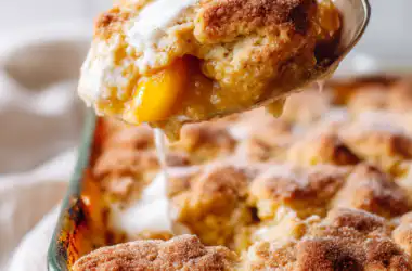 Gluten Free Peach Cobbler
