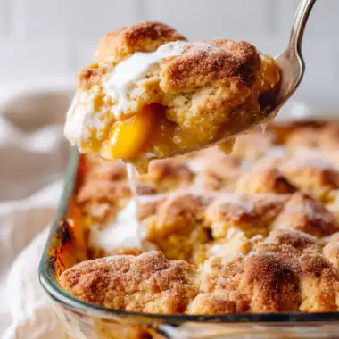 Gluten Free Peach Cobbler