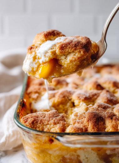 Gluten Free Peach Cobbler