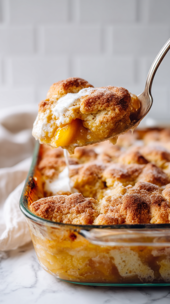 Gluten Free Peach Cobbler