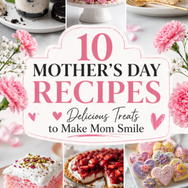 Mothers Day Desserts