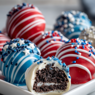 Memorial Day Oreo Balls