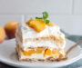 No Bake Peach Icebox Cake