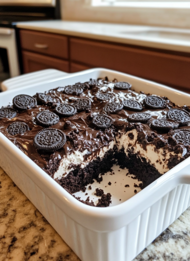 Oreo Earthquake Cake