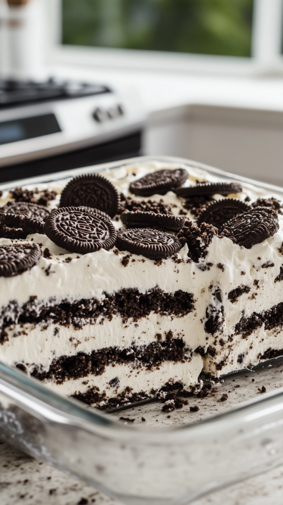 Oreo Icebox Cake