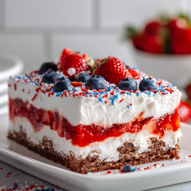 Patriotic Lasagna Dessert
