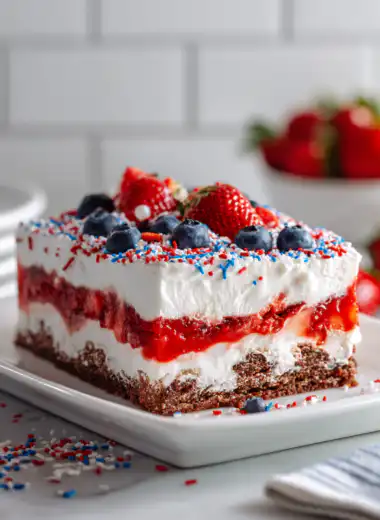Patriotic Lasagna Dessert