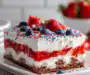 Patriotic Lasagna Dessert : No-Bake Fourth of July Treat