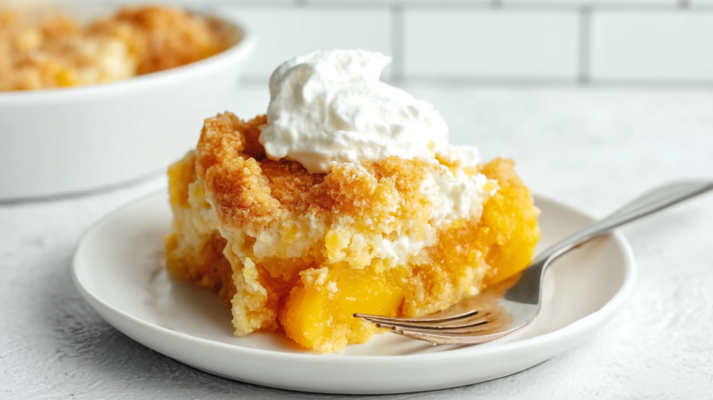 Peach Dump Cake