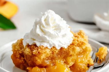 Peach Dump Cake
