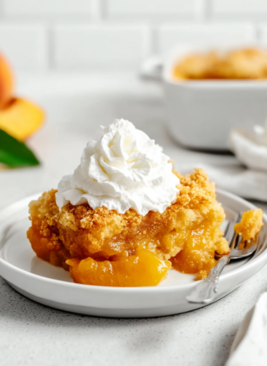 Peach Dump Cake