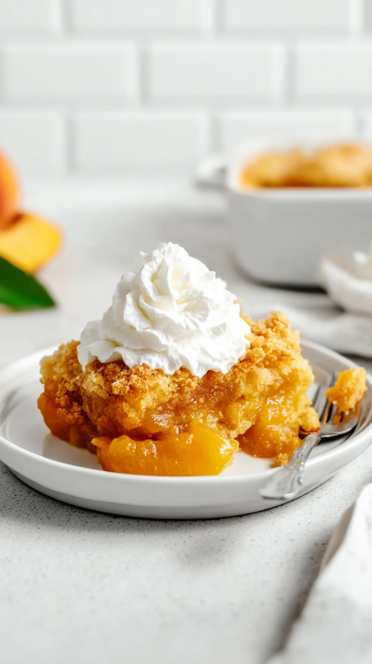 Peach Dump Cake