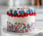 Red White and Blue Cake