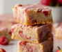 Strawberry Lemon Blondies : Easy Spring Dessert Recipe
