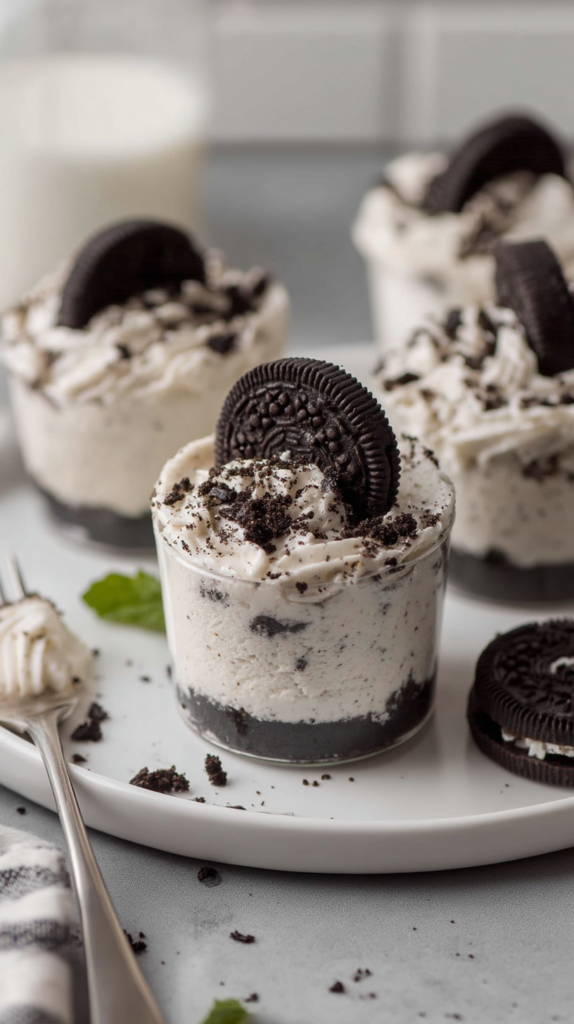 Oreo No-Bake Cheesecake Cups