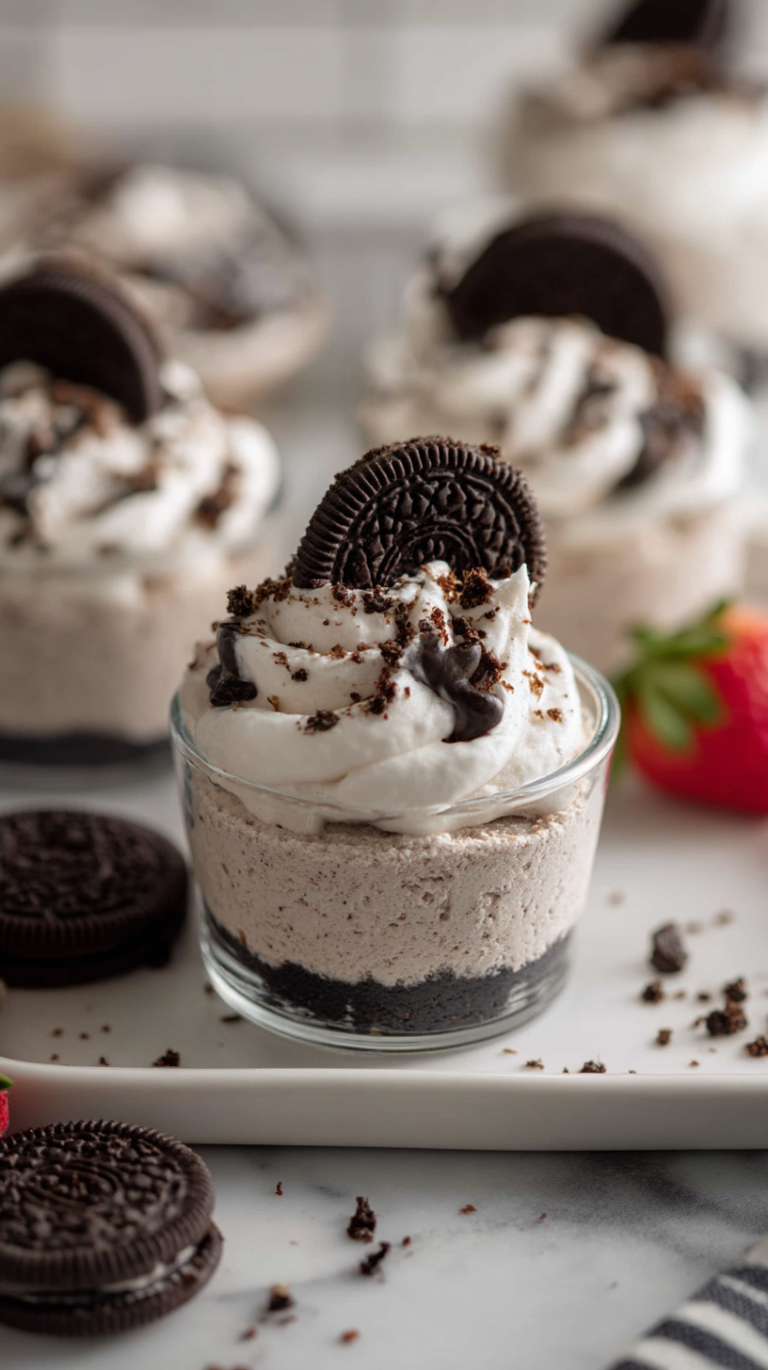 Oreo No-Bake Cheesecake Cups
