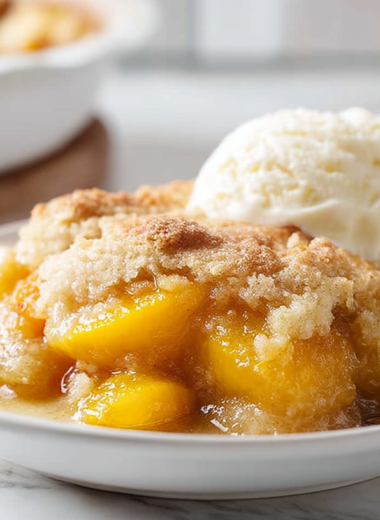 Fresh Peach Cobbler