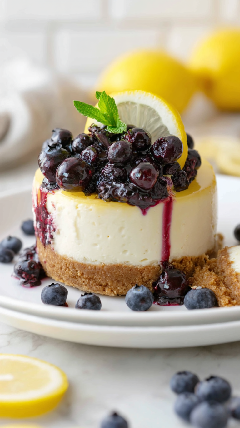 Lemon Blueberry Cheesecake