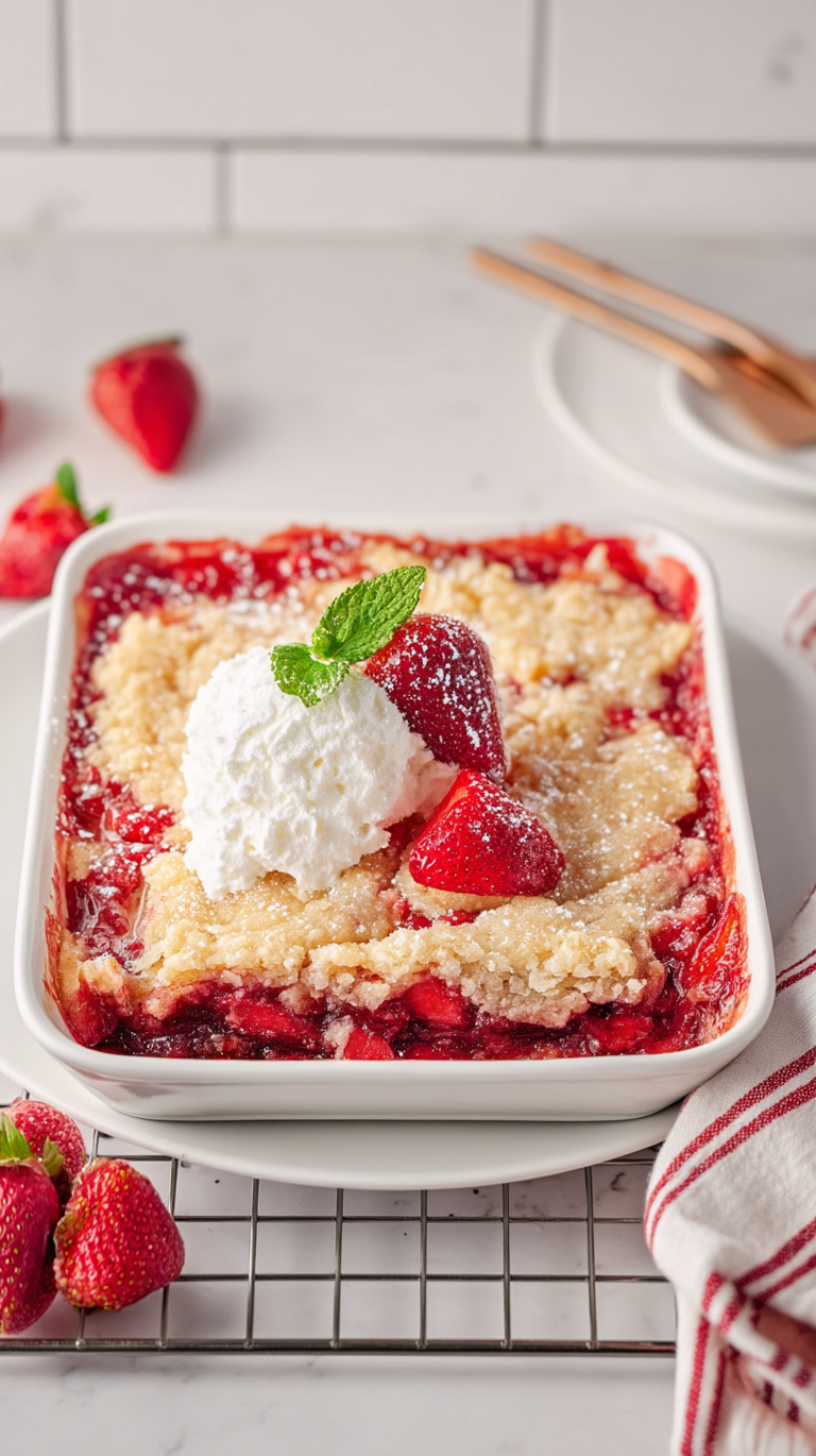Strawberry Dump Cake: The Easiest Dessert You'll Ever Make