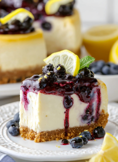 Lemon Blueberry Cheesecake