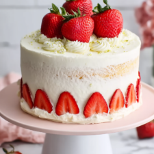 Strawberry-Lemon Mother's Day Cake