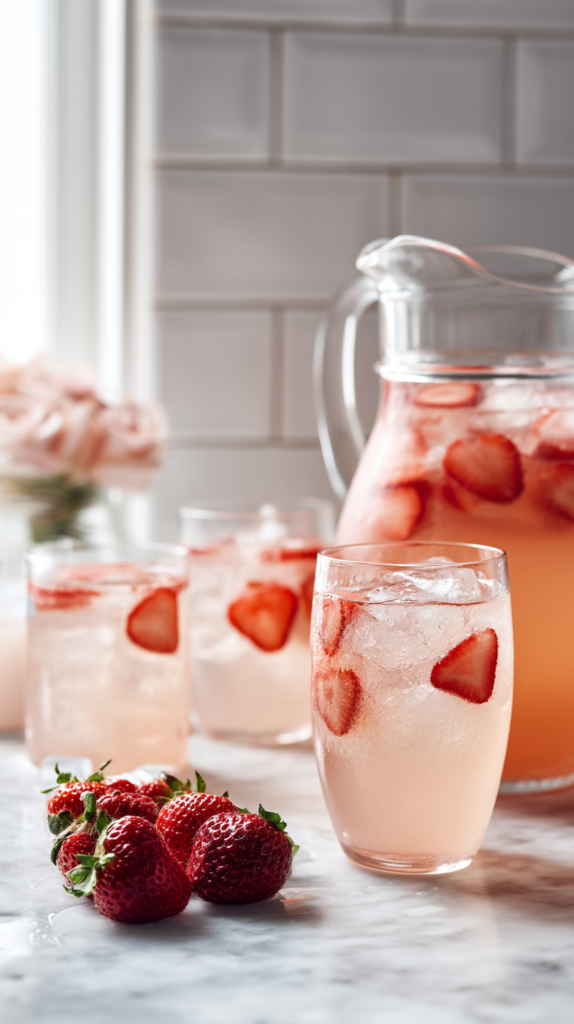 Agua de Fresa