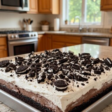 Cookies and Cream Mousse Cake