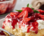 Mothers Day Strawberry Cheesecake Dump Cake