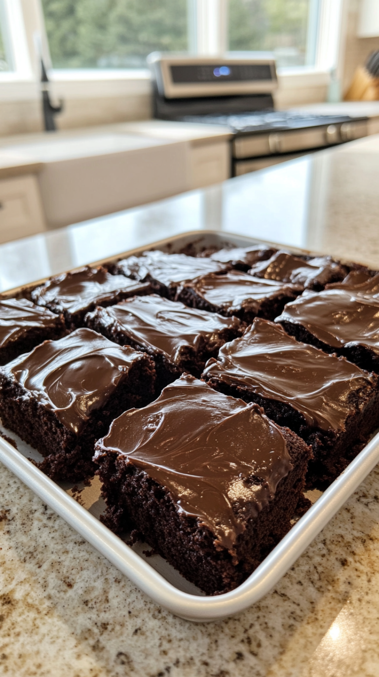 Double Fudge Whiskey Cake