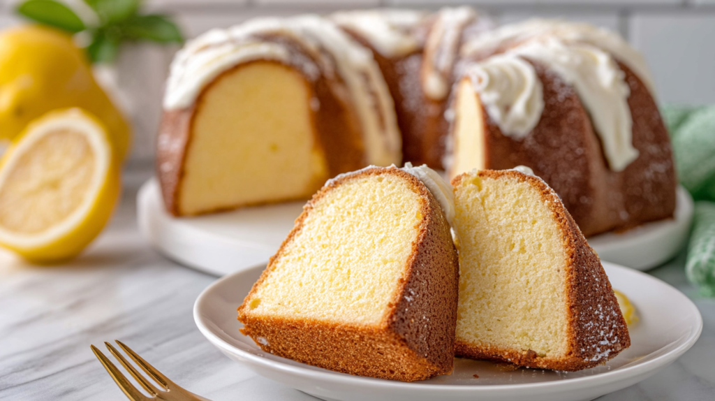 Lemon Cream Cheese Pound Cake