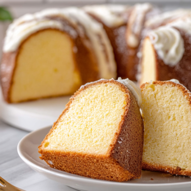 Lemon Cream Cheese Pound Cake