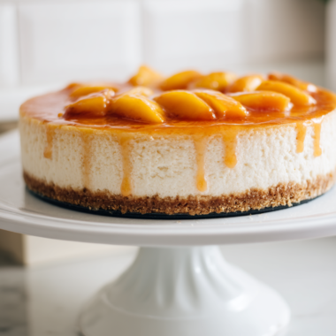 Peach Cheesecake
