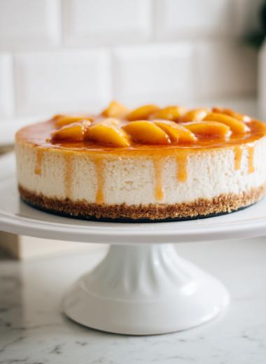 Peach Cheesecake