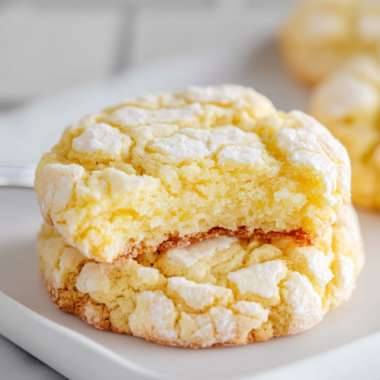 Lemon Cake Mix Cookies