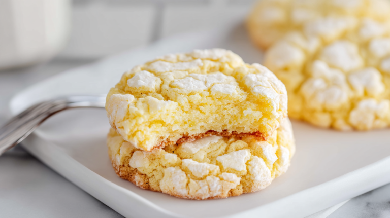 Lemon Cake Mix Cookies
