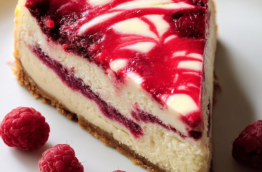 White Chocolate Raspberry Cheesecake