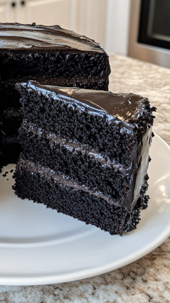 Black Cocoa Cake