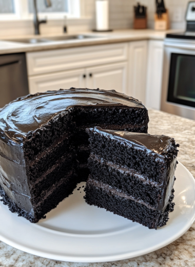 Black Cocoa Cake
