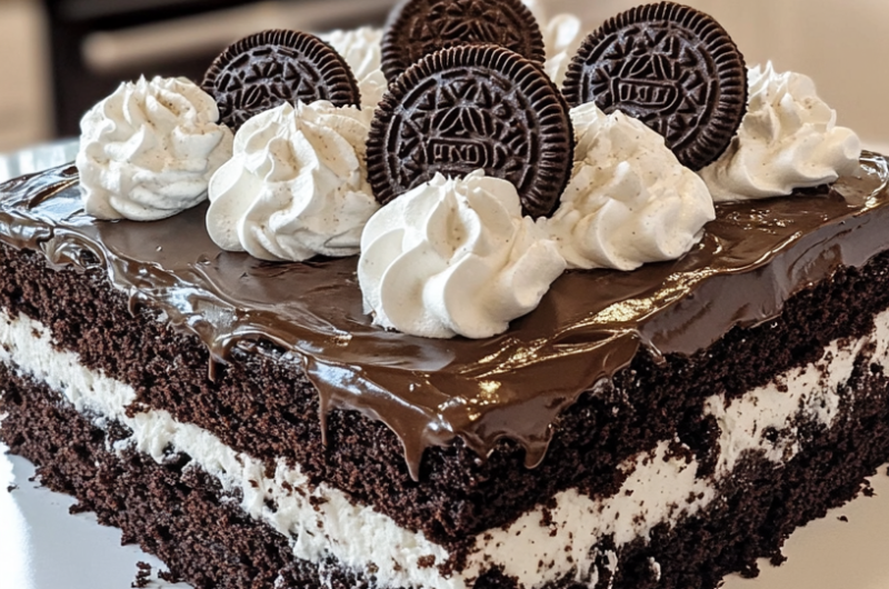 Oreo Ding Dong Sheet Cake