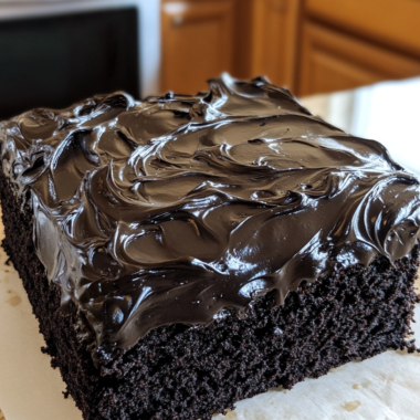 Dark Chocolate Malt Snack Cake